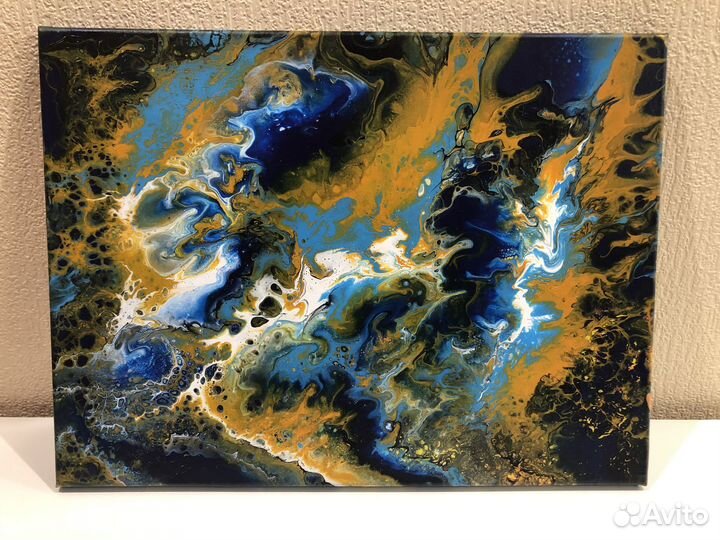 Картина абстракция на холсте Акрил 40*50