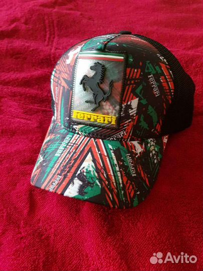 Бейсболка кепка Ferrari premium