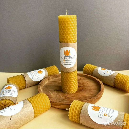 Свечи из вощины