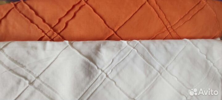 Ткань. Отрезы нат.шелк и хб