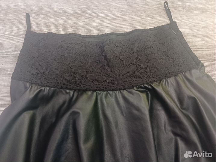 Юбки из кожзама