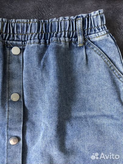 Юбка джинсовая