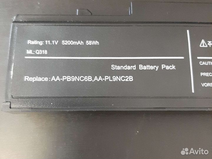 Аккумулятор для ноутбука samsung