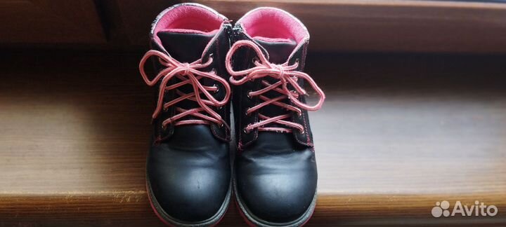 Ботинки для девочки 33 размер демисезонные, зимние