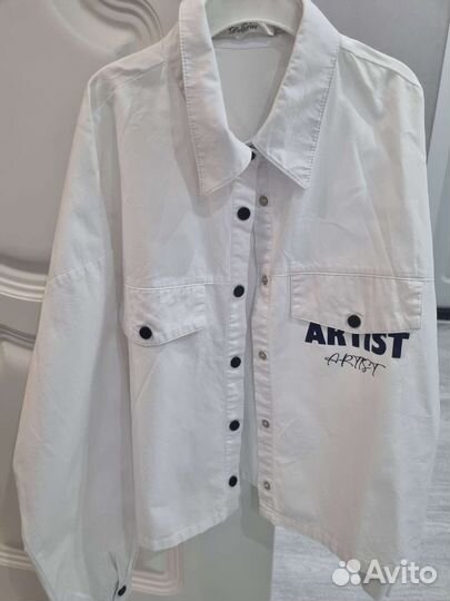 Рубашка белая школьная