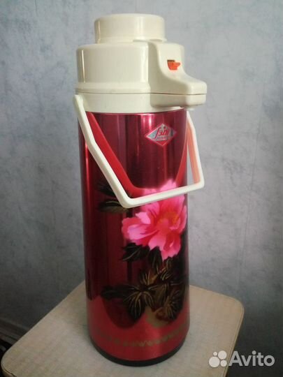 Термос 3 л фабричное произ-во + помпа