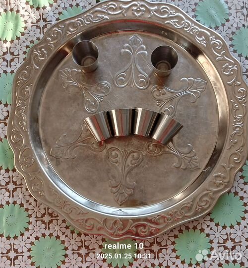 Поднос металлический СССР