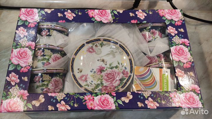 Чайный набор новый на 6 персон