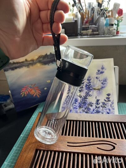 Заварочная бутылка термос для чая 300 мл