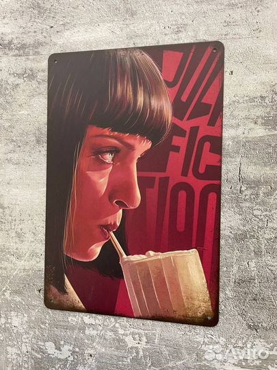 Декор на стену табличка Криминальное чтиво кино