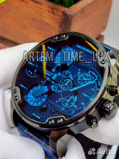 Брутальные Мужские массивные часы Diesel Dz 7395