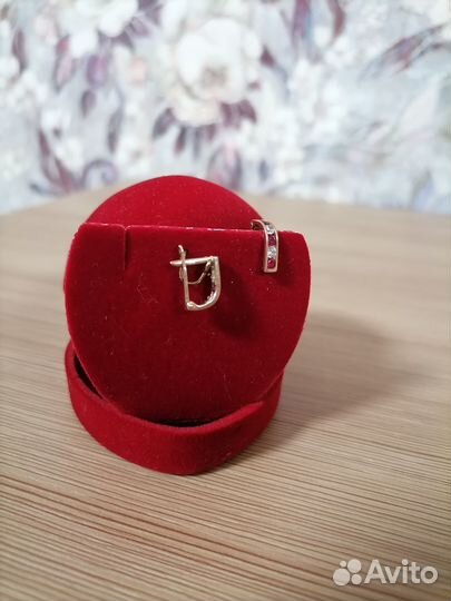 Золотые серьги детские