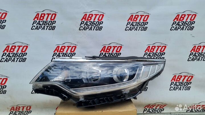 Фара левая Kia Optima 4 дхо+ линза