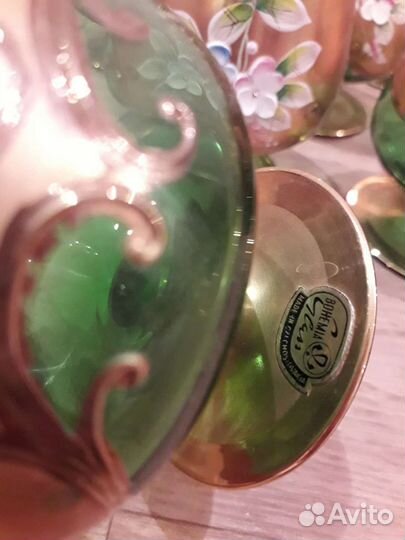 Бокалы богемия чехия