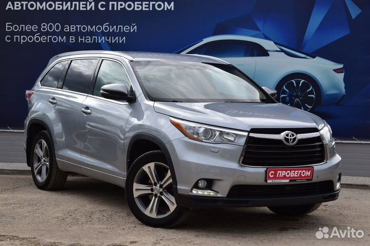 Toyota Highlander 3.5 AT, 2014, 196 851 км