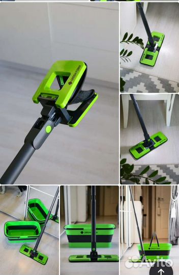 Швабра с отжимом Twist Greenway