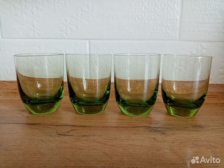 Рюмки стопки цветное стекло