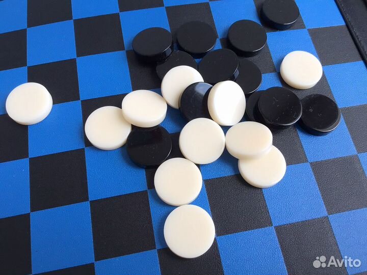 Игра шашки в кожаном футляре от Smythson