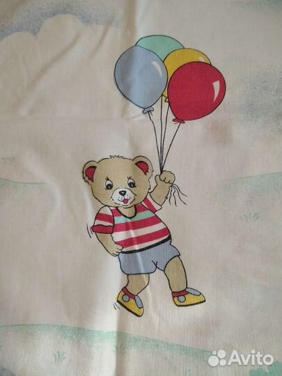 Детский комплект пастельного белья б/у