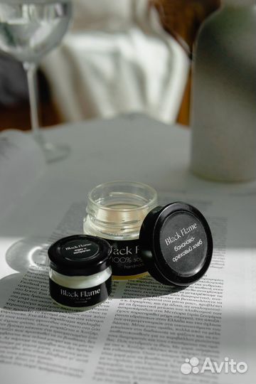 Ароматическая свеча ручной работы