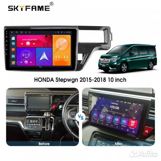 Штатная магнитола для Honda Stepwagon