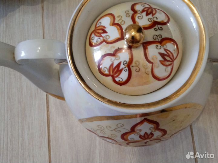 Чайник заварочный фарфоровый СССР на 2 литра