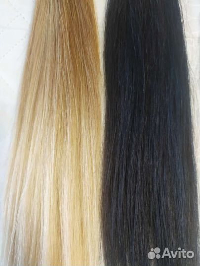 Волосы натуральные для наращивания 37 см