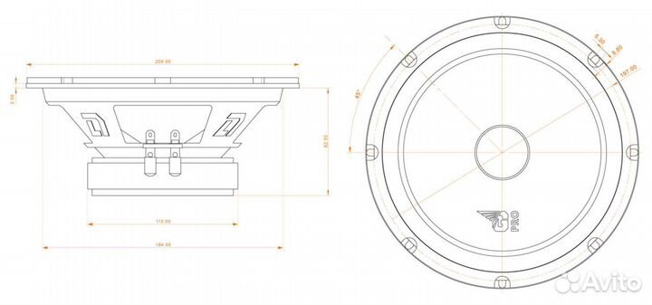 DL Audio Gryphon PRO 200 Midbass Динамики