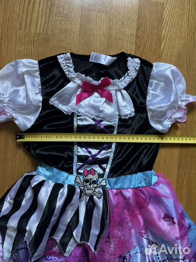 Костюм пирата для девочки карнавальный на 7-8 лет