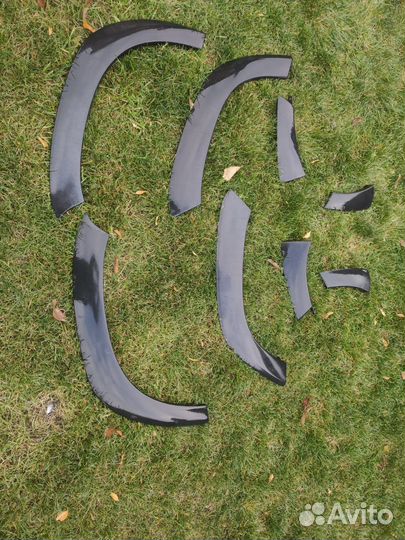 Накладки на арки renault duster 1, дорестайлинг