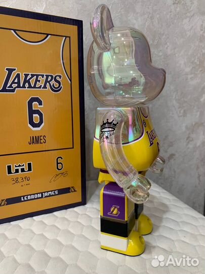 Игрушка Bearbrick 28cm Lakers 6