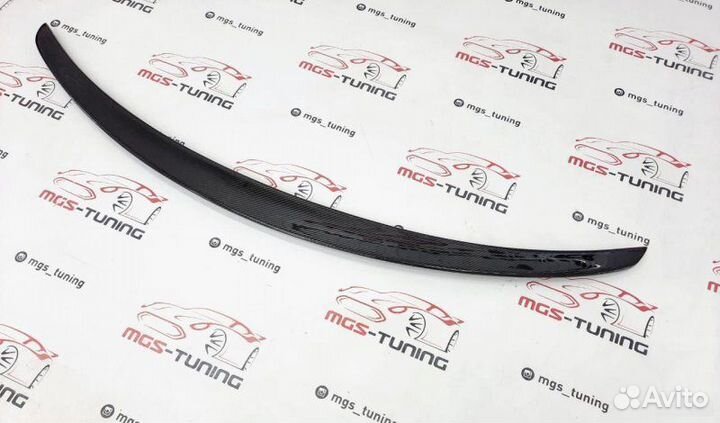 Спойлер на багажник Mercedes E-Class w213 карбон