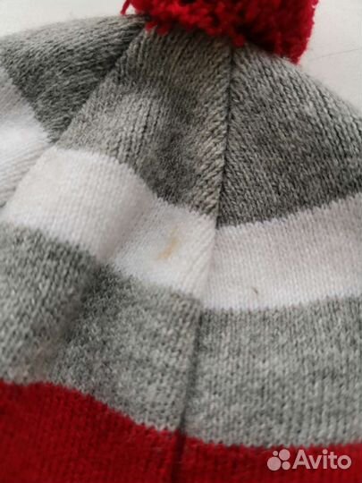 Детская шапка утепленная 50-52р. 2х слойная