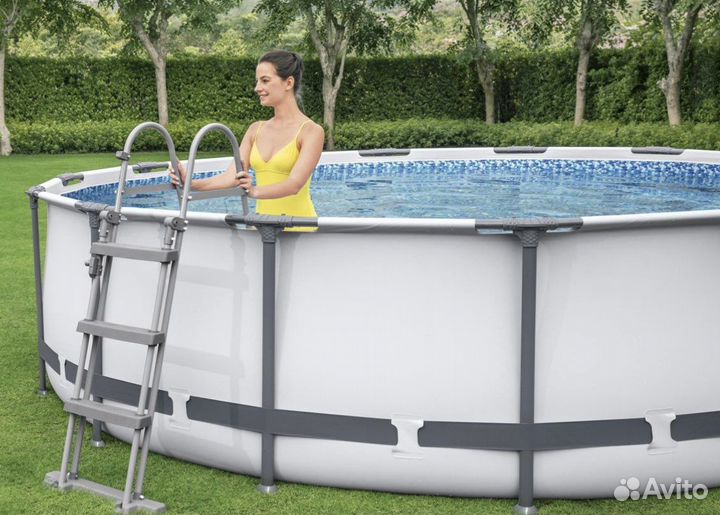 Каркасный бассейн Bestway steel pro max 366*122см