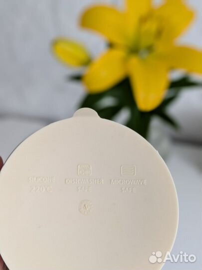 Тарелка детская силиконовая