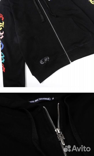 Zip худи Chrome hearts