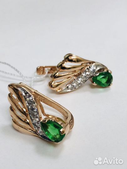 Золотые серьги