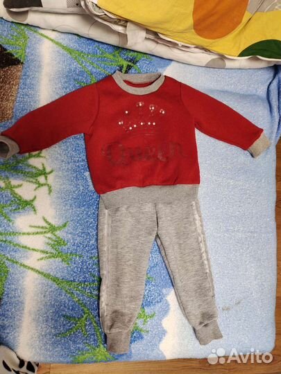 Теплый флисовый костюм