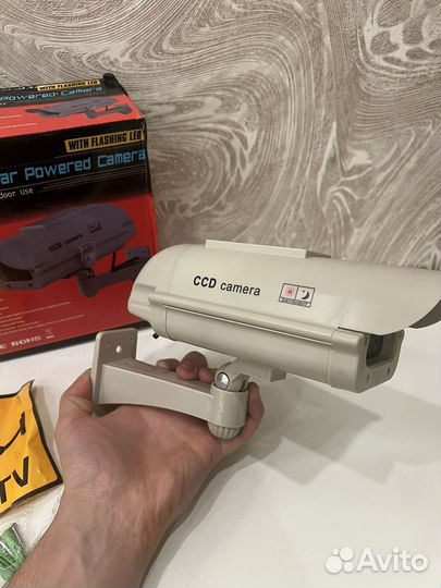 Фальш камера на солнечной батареи и батарейках