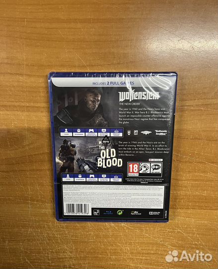 PS4 Wolfenstein Double Pack (новый, на русском)