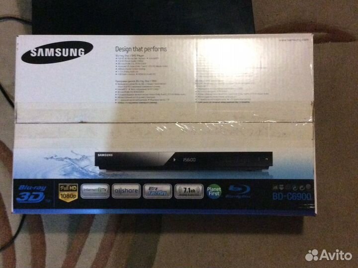 Blu-ray плеер б/ у в хор рабочем сост samsung bd-c