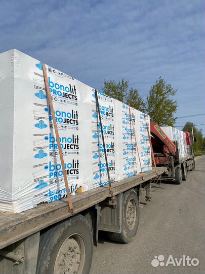 Газобетонные блоки с завода Бонолит