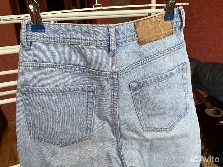 Джинсы zara mom fit 32