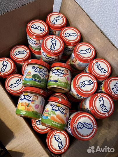 Детское питание агуша пюре овощное