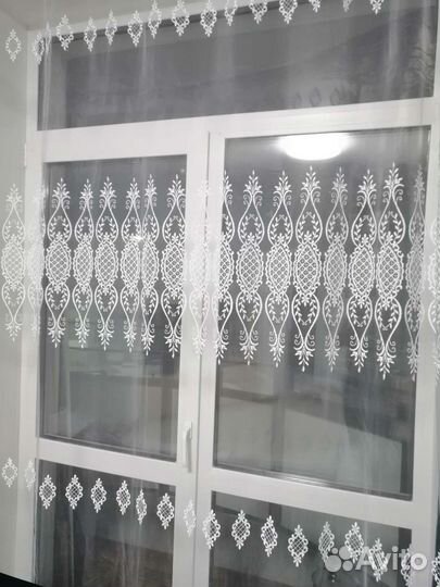 Тюль с люрексом капрон Турция 5,6 м