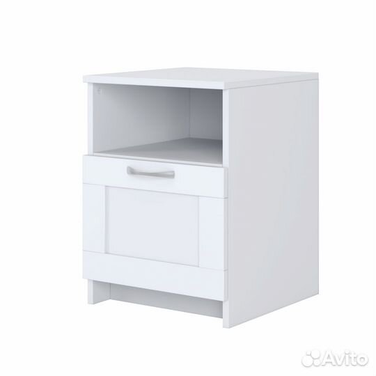 Тумбочка прикроватная белая 39х53 см