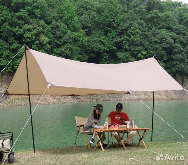 Тент шатер туристический 3х4 метра новый (навес)