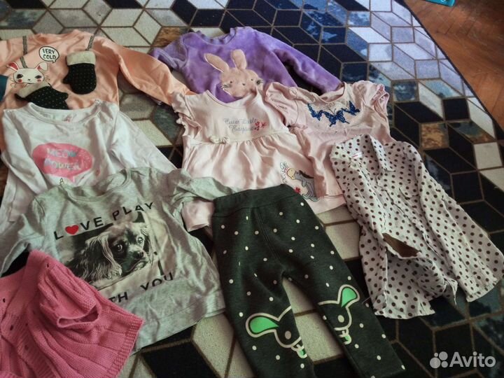 Пакет вещей на девочку 1-2 года