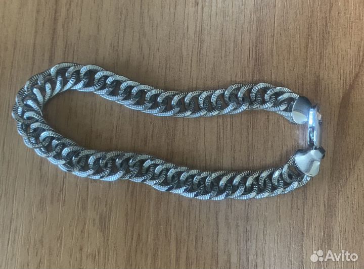 Серебряный мужской браслет