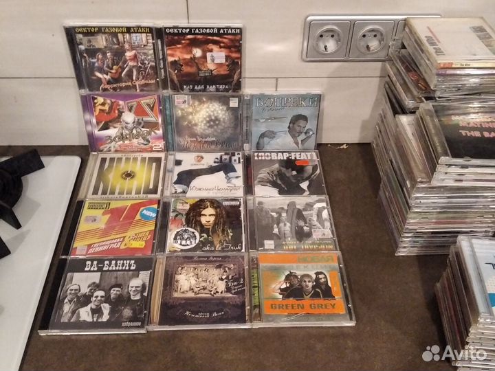 CD диски Российская эстрада, рок, шансон